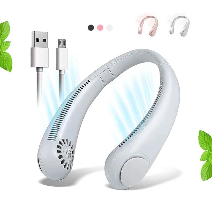 Portable Bladeless Hanging Neck Fan - (IMPORTED)