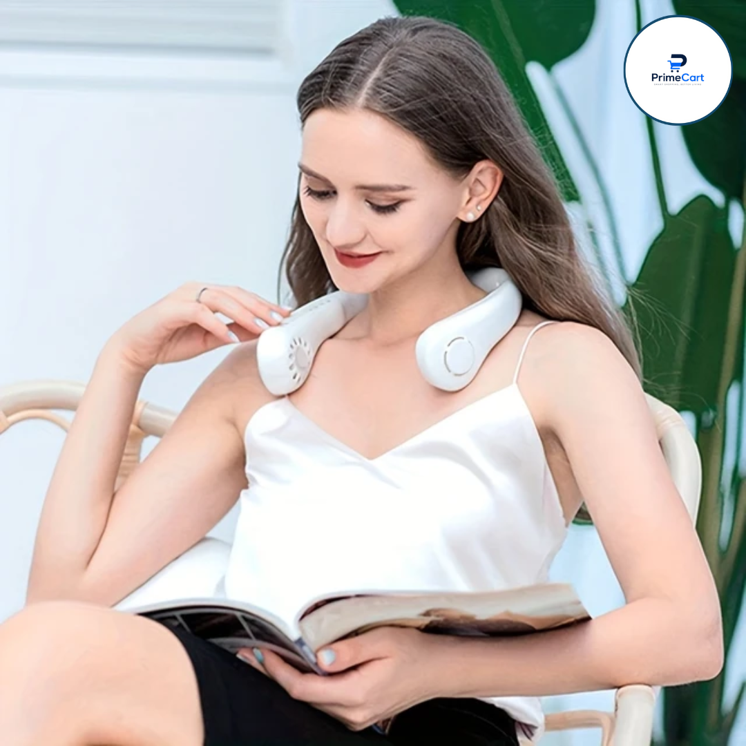 Portable Bladeless Hanging Neck Fan - (IMPORTED)